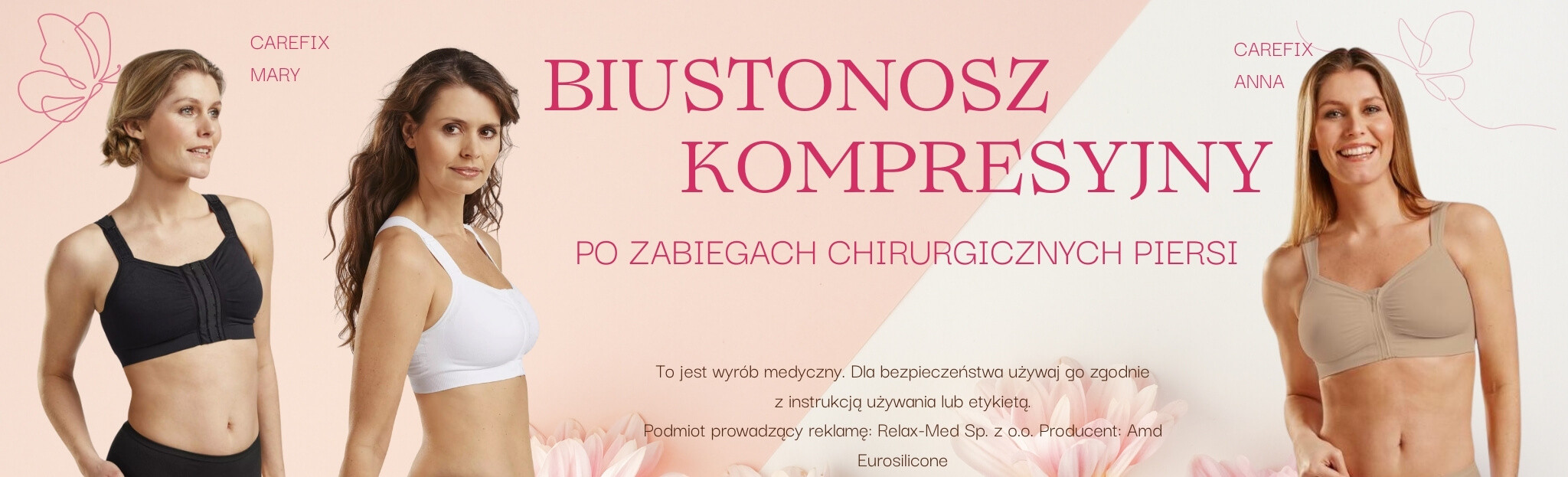 Biustonosze kompresyjne